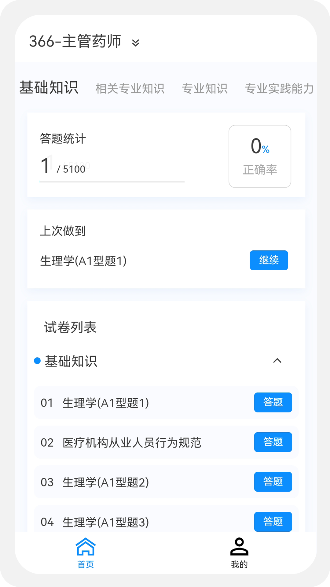 主管药师原题库 1.4.0  3