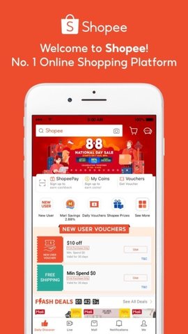 shopee菲律宾 3.31.18 最新版 3